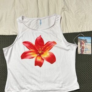 NWT Shore Thing flower tank